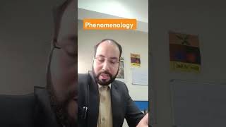 What is PHENOMENOLOGY [upl. by Farris]