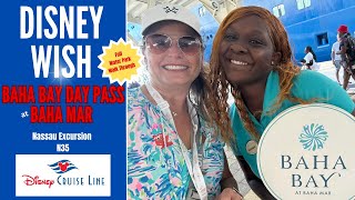 Baha Bay Day Pass at Baha Mar  Disney Cruise Line Excursion N35  Nassau Bahamas  Water Park Tour [upl. by Nnainot452]