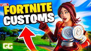 🔴 FORTNITE CUSTOMS for 5000 VBUCKS featuring Good Gamers [upl. by Eednim]