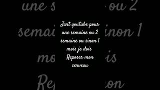 Jart youtube pour un moment 1 mois ou 2 semaine pour reposer mon cerveau [upl. by Bran84]