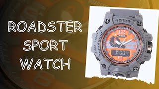 Roadster Sport Watch Unboxing and Review from Myntra  Budget Sports Watches l Roadster Sport Watch [upl. by Beekman]