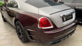 2014 RollsRoyce Wraith Mansory Edition Startup And Horn [upl. by Suirradal793]