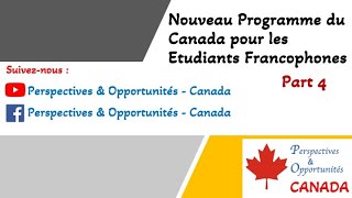 Programme du Canada pour étudiants étrangers francophones  Demande dadmission [upl. by Asiluj]