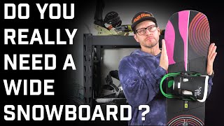 The Truth About Wide Snowboards You Might Not Need One [upl. by Dutchman]