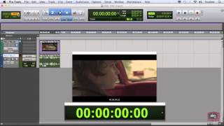 Pro Tools 10 Tutorial  Working with FilmVideo Pt2  Timecode [upl. by Burck]