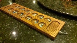 Building a Mancala Game Board Out of Wood [upl. by Arraik]