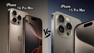 Iphone 16 Pro Max Vs Iphone 15 pro max [upl. by Aicilra452]