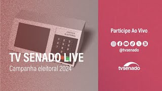 TV Senado Live debate regras para campanha e prazos das eleições 2024 – 12724 [upl. by Esidnac]