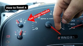 How to Reset Gas Gauge Needle [upl. by Atiuqad401]