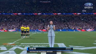 Dami Im  Advance Australia Fair  NRL Grand Final 2024 [upl. by Chouest747]