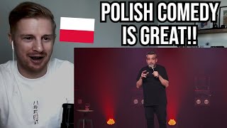 Reaction To ABELARD GIZA  Zaodrze Polish Comedy [upl. by Enomaj]