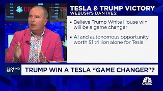 Trump win is a game changer for Tesla says Webbushs Dan Ives [upl. by Moran]