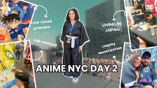 Anime NYC 2024 Day 2 Living in Japan Insights Cosplay Monetization amp Case Closed Premiere [upl. by Ri]