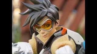 Overwatch Tracer Statue  Unboxing and Review [upl. by Nahsin]