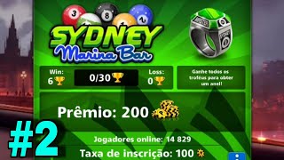 Jogando na mesa de SYDNEY  8 ball pool [upl. by Wesla527]