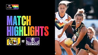 Richmond v Fremantle Highlights  Round 3  2022 NAB AFL Womens Competition [upl. by Rothwell]