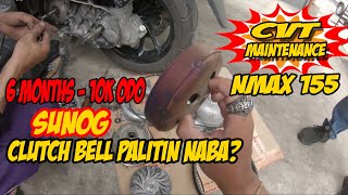 SUNOG Clutch Bell  NMax CVT Pang Gilid maintenance Cleaning [upl. by Nej]