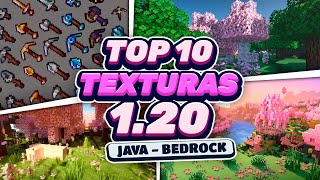 TOP 10 TEXTURE PACKS para MINECRAFT 121 JAVA BEDROCK y PE😎PAQUETE DE TEXTURAS 121 [upl. by Polinski]