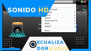 como instalar ecualizador de audio para PC sonido HD ✅ [upl. by Niarfe]