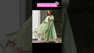 Diwali outfit ideas ytshorts viralvideo diwalioutfits anarkali [upl. by Navarro]