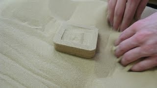 Sandman  the resin sand 3d printer time lapse and casting [upl. by Errecart]