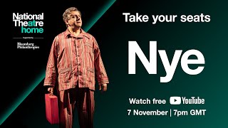 Nye  Watch for Free  National Theatre at Home  Official Trailer [upl. by Lennad]