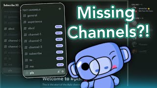 SERVERS CHANNELS Missing in DISCORD  FIXED [upl. by Timofei]