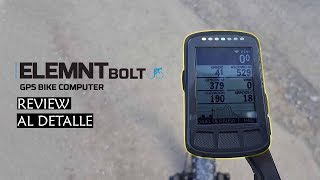 Wahoo Elemnt Bolt  Review al detalle en español [upl. by Kadner169]