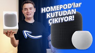 HomePod modelleri kutu açılışı [upl. by Ayram]