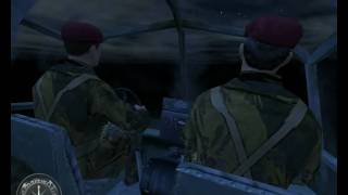 quotCall of Duty 1quot full walkthrough on Veteran Part 9  UK Campaign Pegasus Bridge  Night [upl. by Nanahs]