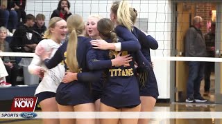 OttawaGlandorf Shawnee volleyball advance to Regional Semifinals [upl. by Aihsad]