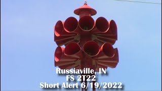 60FPS Russiaville IN 2T22 Short Alert [upl. by Jilli]