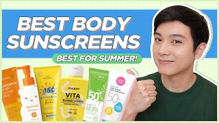 Best BODY SUNSCREENS for SUMMER ☀️ Water amp Sweat Resistant Options Filipino  Jan Angelo [upl. by Victorine800]