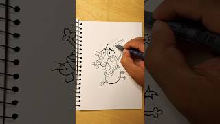 Courage the Cowardly Dog Epic Drawing Time shorts youtubeshorts [upl. by Galitea539]