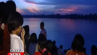 Lao NEWS on LNTV Thousands of people will flock to witness the Naga fireballs9102014 [upl. by Sukramal5]