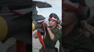 Loading a live AIM 9X Sidewinder warhead on an F35 [upl. by Ynnos181]