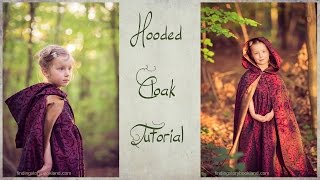 DIY Hooded Cloak Tutorial  How to sew a lined hooded cape [upl. by Barboza271]