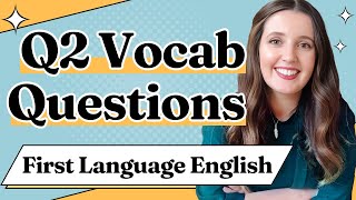 IGCSE First Language English 🌟Short Vocabulary Questions Q2ac [upl. by Negem]