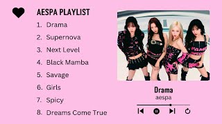 aespa MUSIC PLAYLIST [upl. by Brody]