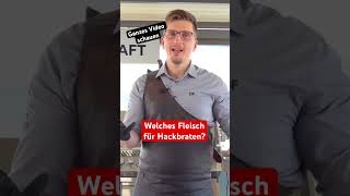 🧐 Welches Fleisch für Hackbraten shortsmitmarietta metzger kochen [upl. by Ilaire]