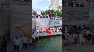 Lion Grove Bridge Water Ballet Most Popular Information Sharing Tianjin Diving Diving [upl. by Anselmi]