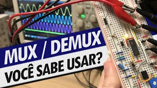 VOCÊ SABE USAR UM MULTIPLEXADOR  DEMULTIPLEXADOR APRENDA NA PRÁTICA [upl. by Koenig]