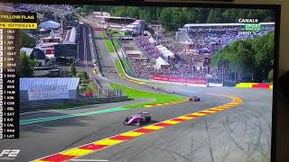 Crash F2 Spa Belgium 2019 Hubert Correa [upl. by Drummond61]