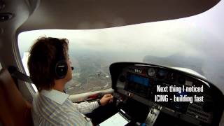 Airplane Icing over Indiana [upl. by Dibrin178]