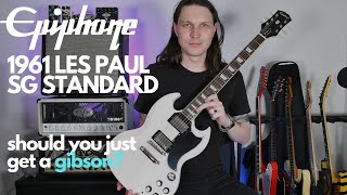 Epiphone 1961 Les Paul SG Standard  Should You Just Get A Gibson [upl. by Kosaka930]