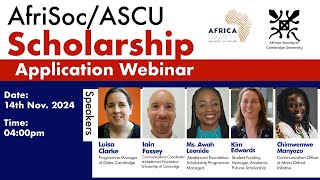 Scholarship Application Webinar [upl. by Reid]