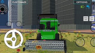 harvester gameplay video in Indian Vehicle simulator 3d android gameplay video viralvideosgameplay [upl. by Ennayelhsa]