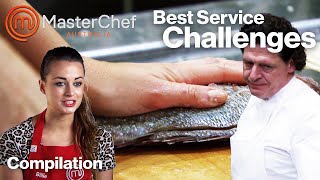 Best Service Challenges  MasterChef Australia  MasterChef Australia [upl. by Aniroc]