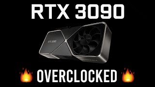 RTX 3090 Overclocked Benchmark RTX 3090 OC vs 3090 vs 3080 vs 2080 Ti vs 2080 Super [upl. by Pavier]