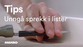 Unngå sprekk i lister [upl. by Nerraf]